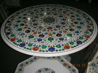 Agra - inlaid-marble table