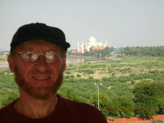 Taj Mahal entrance with main building seen through archway - Adam