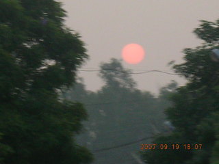 morning run, Gurgaon, India -