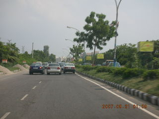 driving in Gurgaon, India