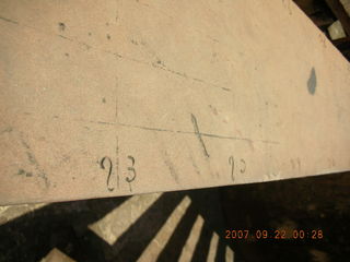 Jantar Mantar, Delhi - numbering