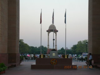 India Gate, Delhi - small arch seen through big arch