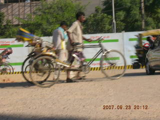 bicycle traffic - Gurgaon, India