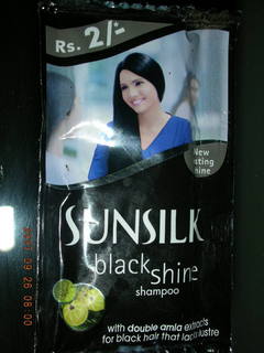 black shine shampoo