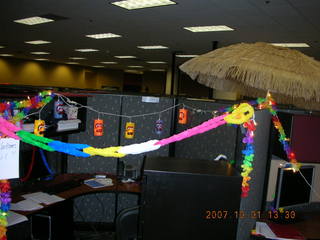 Neil's wedding/honeymoon workplace