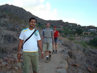 649 6af. Camelback hike - Ashish, Bernhard, Adam