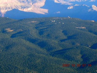 748 6al. aerial - Grand Canyon watchtower