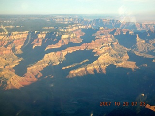 753 6al. aerial - Grand Canyon at dawn