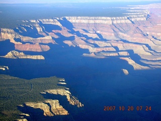 756 6al. aerial - Grand Canyon at dawn