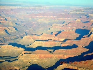 aerial - Grand Canyon at dawn