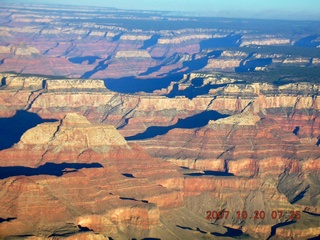 aerial - Grand Canyon at dawn