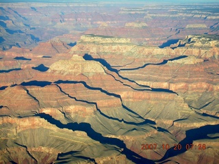 aerial - Grand Canyon at dawn