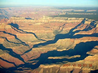 aerial - Grand Canyon at dawn