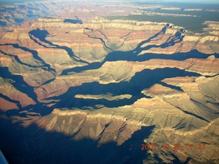 aerial - Grand Canyon at dawn