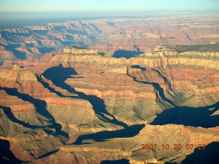 aerial - Grand Canyon at dawn