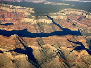 773 6al. aerial - Grand Canyon at dawn