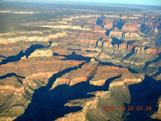 778 6al. aerial - Grand Canyon at dawn