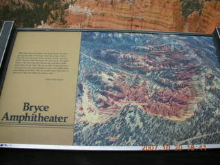 Bryce Canyon - Bryce Amphitheater sign