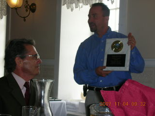 Cheltenham XC banquet - Coach Sexton and Rob