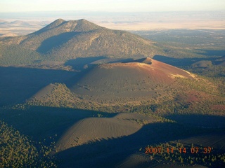 aerial - Sunset Crater