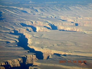 aerial -- Little Colorado River canyon