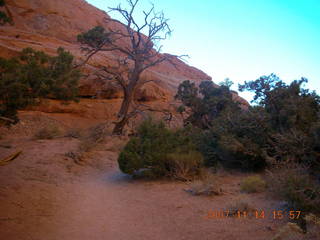 Arches National Park - Devils Garden hike - hole in rock