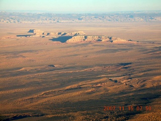 aerial - Utah at dawn