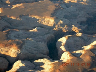 aerial - Utah at dawn