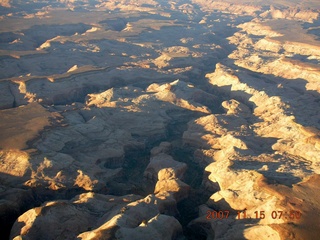 aerial - Utah at dawn