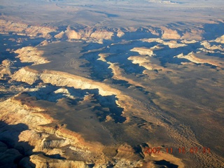 aerial - Utah at dawn