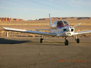 N4372J at Hanksville Airport (HVE)