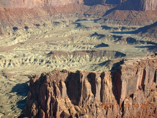 Flying with LaVar Wells - Green River canyon - aerial