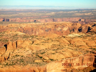 157 6bf. Flying with LaVar Wells - Upheaval Dome - aerial