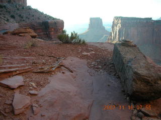 Canyonlands National Park - Lathrop Trail hike - my shadow