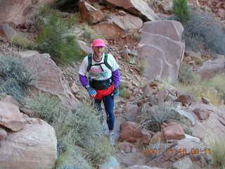 55 6bg. Canyonlands National Park - Lathrop Trail hike - Adam (tripod)