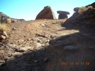 253 6bg. Canyonlands National Park - Lathrop Trail hike