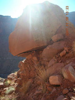 288 6bg. Canyonlands National Park - Lathrop Trail hike