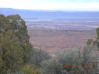 Canyonlands National Park - Grand View Overlook - Tracks in the Canyon sign