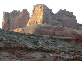 Arches National Park - Park Avenue Trail at daybreak