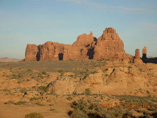 Arches National Park - Park Avenue Trail at daybreak