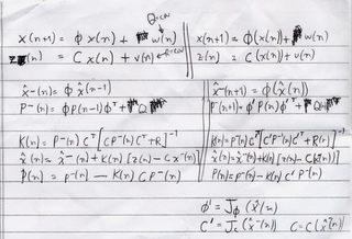 Kalman filter math notes