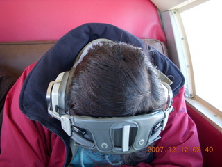 Hitesh sleeping in N4372J