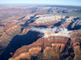 848 6cc. Grand Canyon aerial with clouds