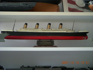 Sam's Titanic model