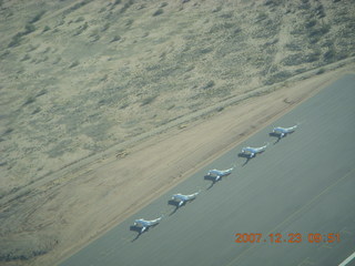 five Beech Starships at Marana Airport (AVQ)