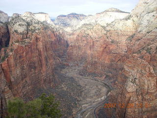 Zion National Park - Angels Landing hike - view from the top