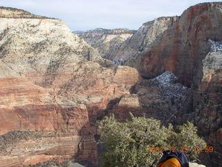 Zion National Park - Angels Landing hike - view from the top