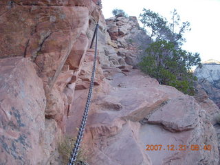 Zion National Park - sunrise Angels Landing hike - chains