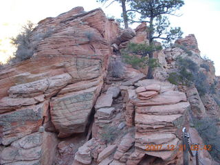 54 6cx. Zion National Park - sunrise Angels Landing hike - chains