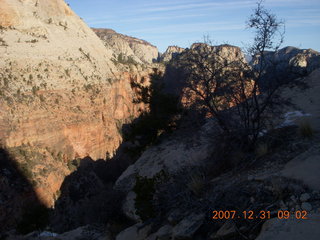 77 6cx. Zion National Park - sunrise Angels Landing hike